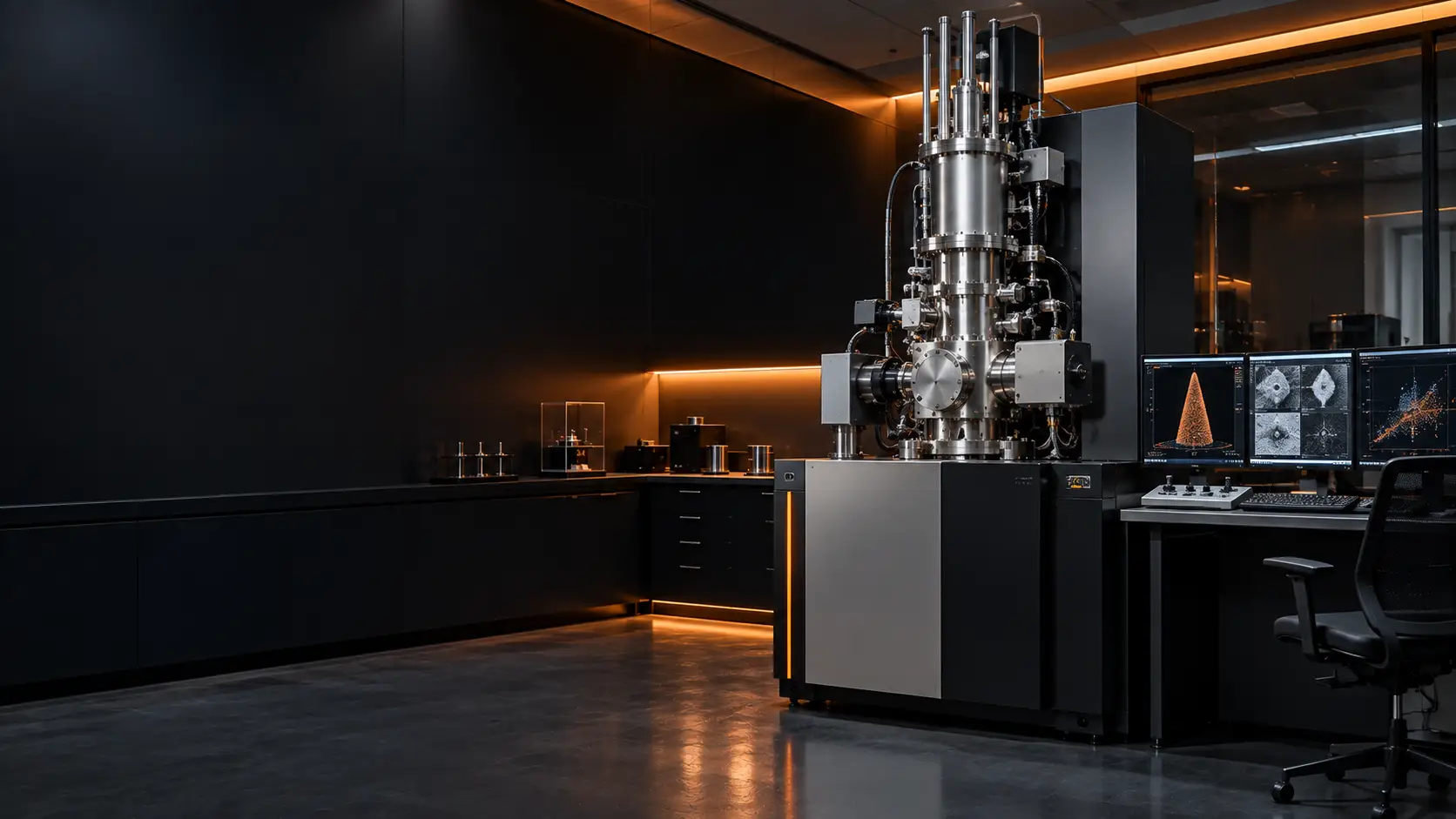 Atom probe tomography instrument in an advanced materials characterization laboratory