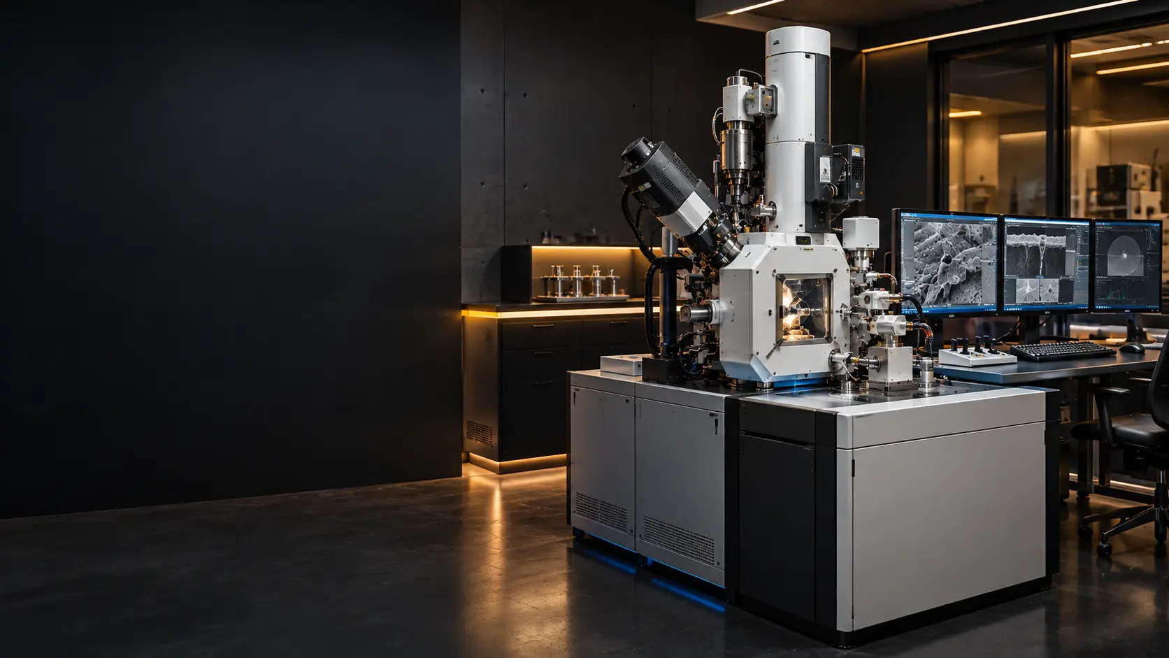 Focused ion beam instrument for site-specific material analysis